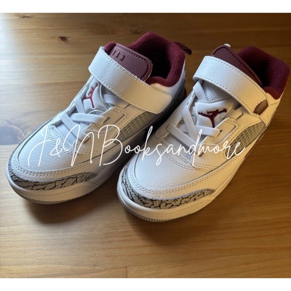 Jordan‎ Spizike Low White/Team Red (GS) Size 12 Youth NIB - Picture 2 of 6